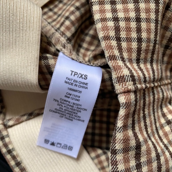 plaid flair pants (XS) - Picture 3 of 3